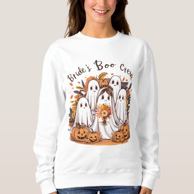 Bridesmaid Boo Crew Wedding Sweatshirt (Front)