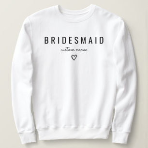 Bridesmaid Bridal Party Maid of Honor Proposal Box Sweatshirt