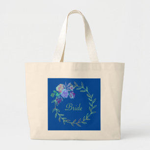 Bridesmaid Bride Mother Groom Flower Girl Large Tote Bag