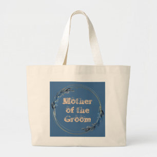Bridesmaid Bride Mother Groom Flower Girl Large Tote Bag