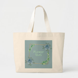 Bridesmaid Bride Mother Groom Flower Girl Large Tote Bag