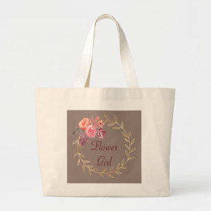 Bridesmaid Bride Mother of the Bride Groom Large Tote Bag