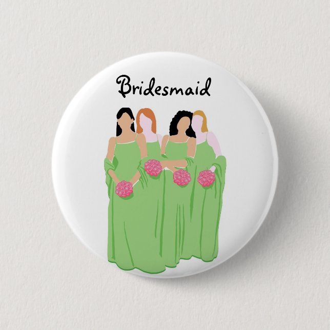 Bridesmaid Button (Front)