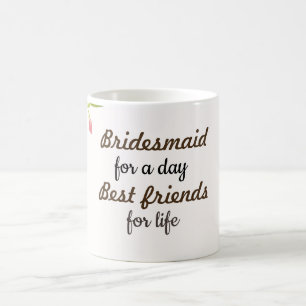 Bridesmaid coffee cup