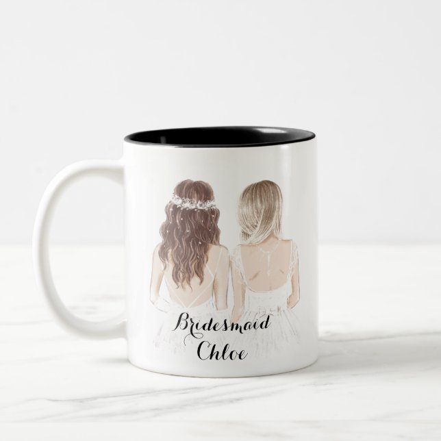 bridesmaid custom mug (Left)