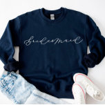 Bridesmaid Cute Script Bachelorette/Bridal Party S Sweatshirt<br><div class="desc">We are always adding new designs daily!</div>