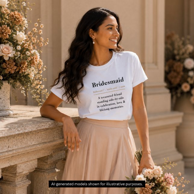 Bridesmaid Definition T-Shirt (Creator Uploaded)
