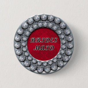 bridesmaid diamonds button