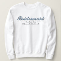 Bridesmaid Dusty Blue Bachelorette Party Matching