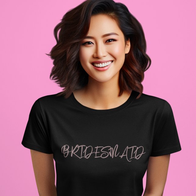 Bridesmaid Dusty Burgundy  T-Shirt (Creator Uploaded)