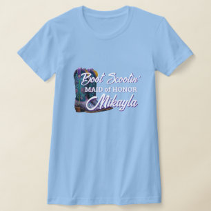 Bridesmaid Fancy Cowboy Boots T-Shirt