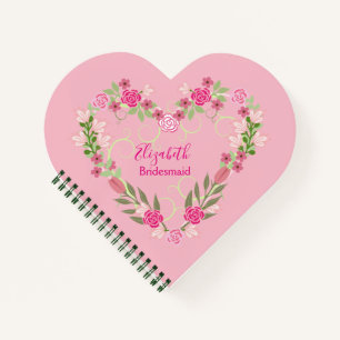 Bridesmaid Floral Notebook