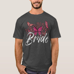 Bridesmaid Floral Wreath Bridal Shower Wedding Bri T-Shirt