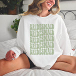 Bridesmaid Gift Custom Bachelorette Bridal Party Sweatshirt<br><div class="desc">Do you need a last-minute bachelorette party idea? Check out our personalised bridesmaid gift! This sweatshirt is perfect for your group of friends. Pick the design and colours that best represent you, and we'll print it on the front of the shirt. Whether you're looking for a themed bachelorette party or...</div>