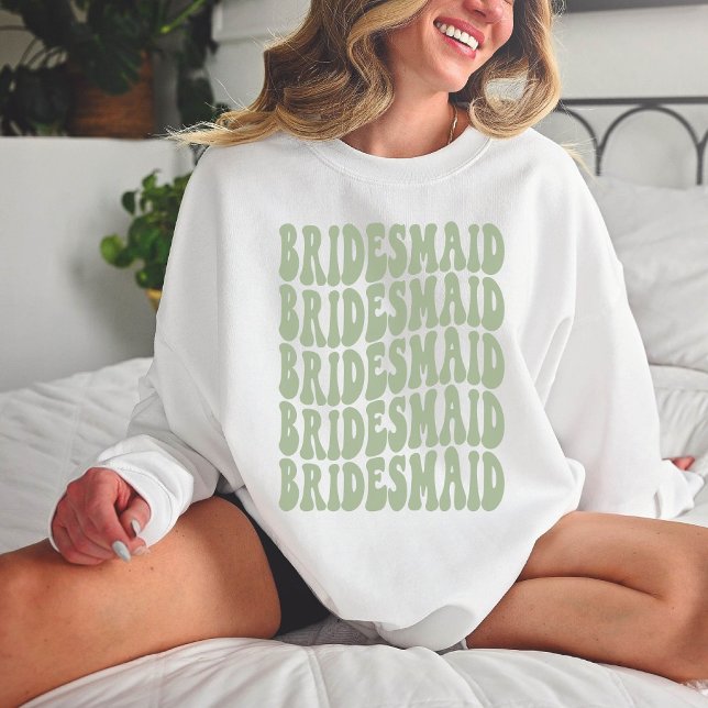 Bridesmaid Gift Custom Bachelorette Bridal Party Sweatshirt (Creator Uploaded)