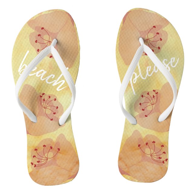 Bridesmaid Gift Flip-Flops Asian Inspired Jandals (Footbed)