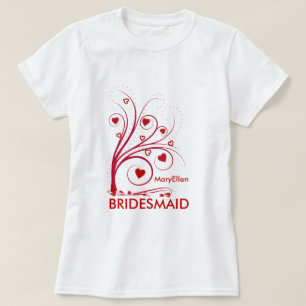 Bridesmaid Gift - Personalised Sweetheart T-shirt