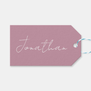 Bridesmaid Gift Tags, Personalised Name Tags, Prin Tags