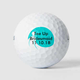 Bridesmaid Golf Ball Invite