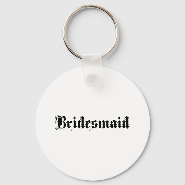Bridesmaid Key Ring (Front)