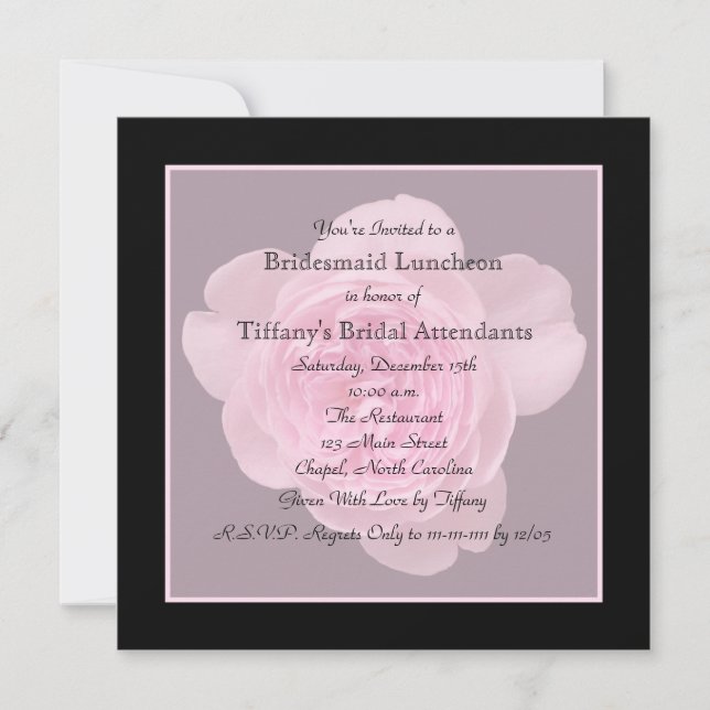 Bridesmaid Luncheon Invitation (Front)