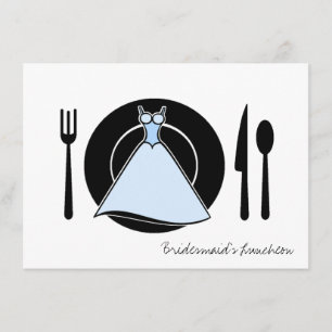 Bridesmaid Luncheon - Serving Set Invitation