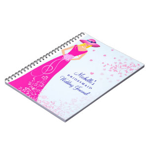 Bridesmaid Maid of Honour Wedding Journal Notebook