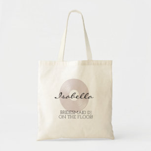 Bridesmaid Modern Minimalist Script Bachelorette Tote Bag