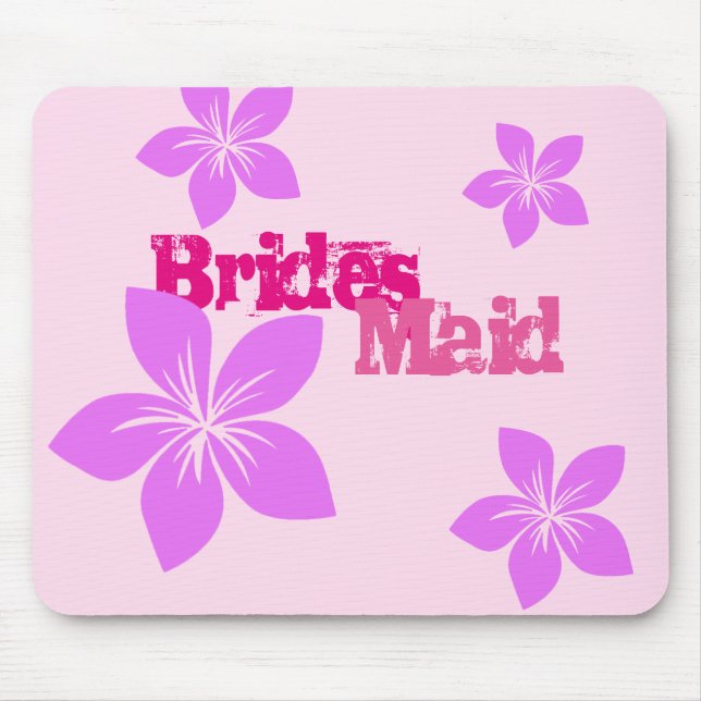 Bridesmaid Mouse Pad (Front)