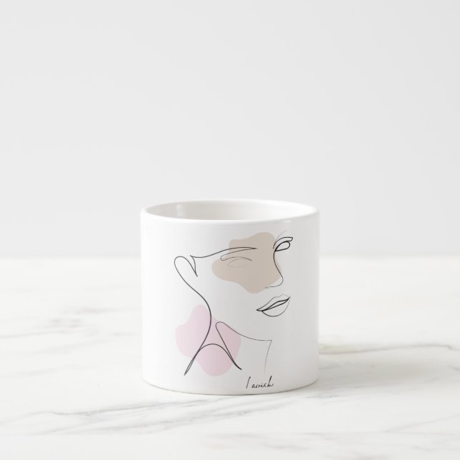 Bridesmaid Mug - Aesthetic Line Art Coffee Mug (Front)