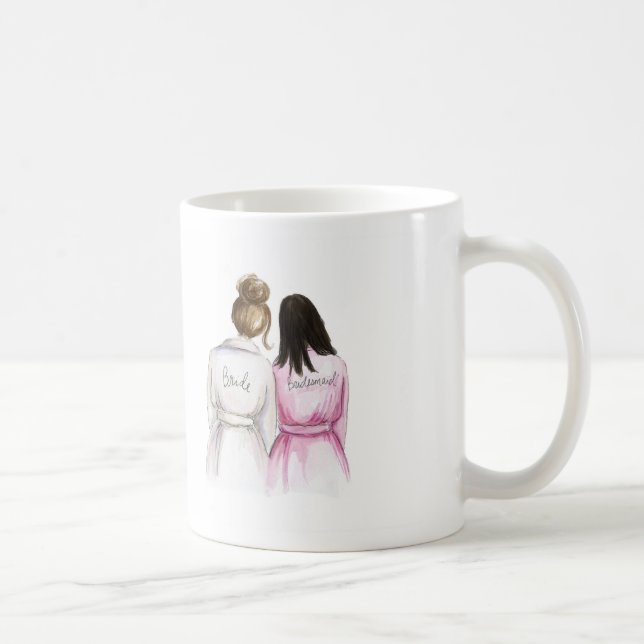 Bridesmaid? Mug Br Bun Bride Bk Long Maid (Right)