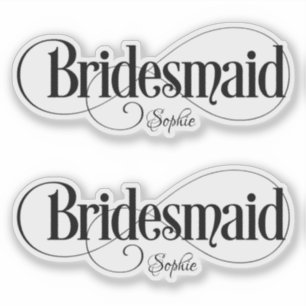 Bridesmaid Personalised 