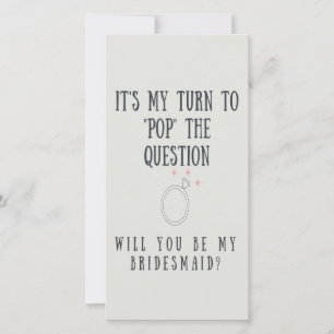 Bridesmaid Proposal   Bridesmaid Invitation