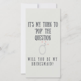 Bridesmaid Proposal | Bridesmaid Invitation