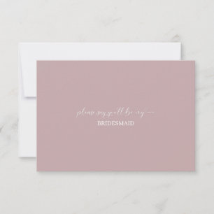 Bridesmaid Proposal Card