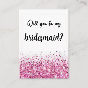Bridesmaid Proposal Card Will You Be My Bridesmaid