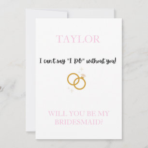 Bridesmaid Proposal Cards 