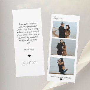 Bridesmaid Proposal Photo Strip Photo Booth Save The Date