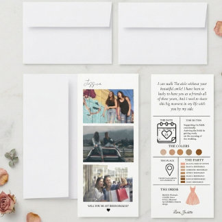 Bridesmaid Proposal Photo Strip Photo Booth Save The Date