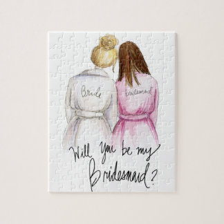 Bridesmaid? Puzzle Bl Bun Bride Br Long Bm