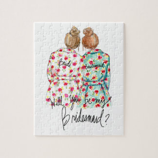 Bridesmaid? Puzzle Dk Bl Bun Bride R Bun