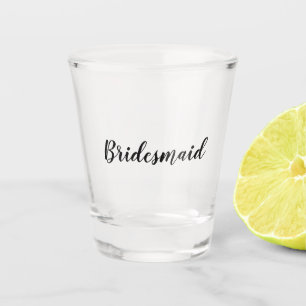 Bridesmaid Shot Glass