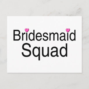 Bridesmaid Squad Postcard