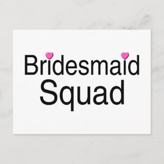 Bridesmaid Squad Postcard