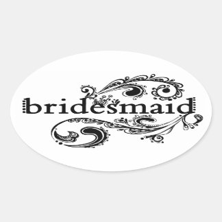 Bridesmaid Stickers