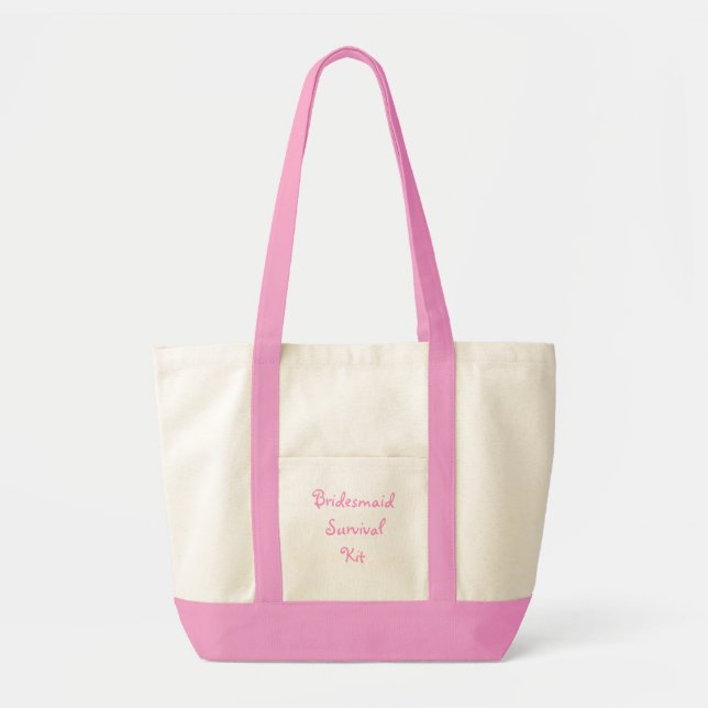 Bridesmaid Survival Kit Tote Bag (Front)
