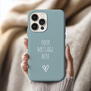Bridesmaid Teal Custom Script Text Mother’s Day iPhone 15 Pro Max Case
