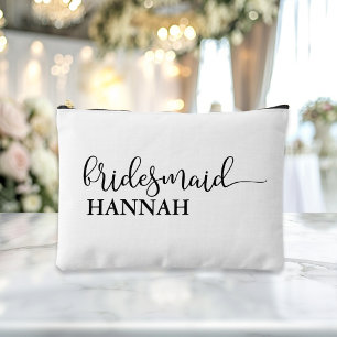 Bridesmaid - Team Bride! Gift Name  Accessory Pouch