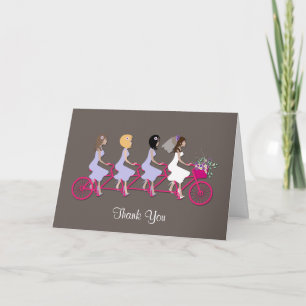 Bridesmaid Thank You Greeting Card