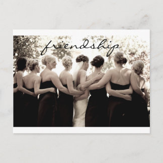 Bridesmaid Thank You Note Postcard